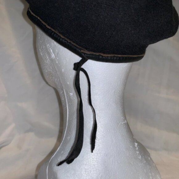 US ARMY REGULATION AR 670-1 BLACK 100% WOOL UNIFORM COVER BERET DISC - Picture 5 of 8